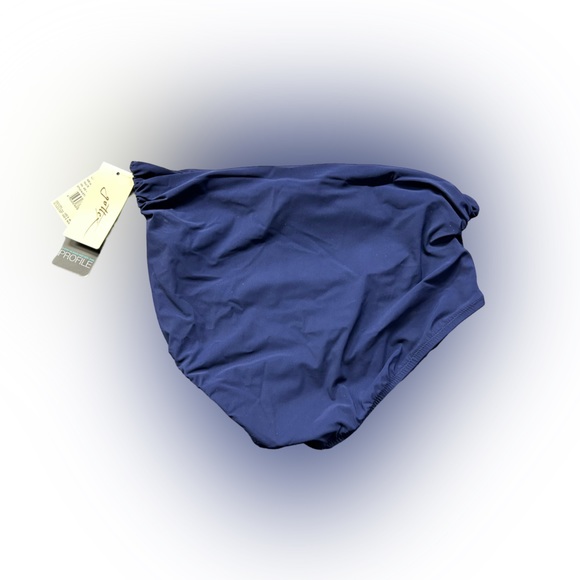 PROFILE BY GOTTEX plus size 16 tutti fruit to blue swim bottoms ETT1P55 NWT - Picture 3 of 4